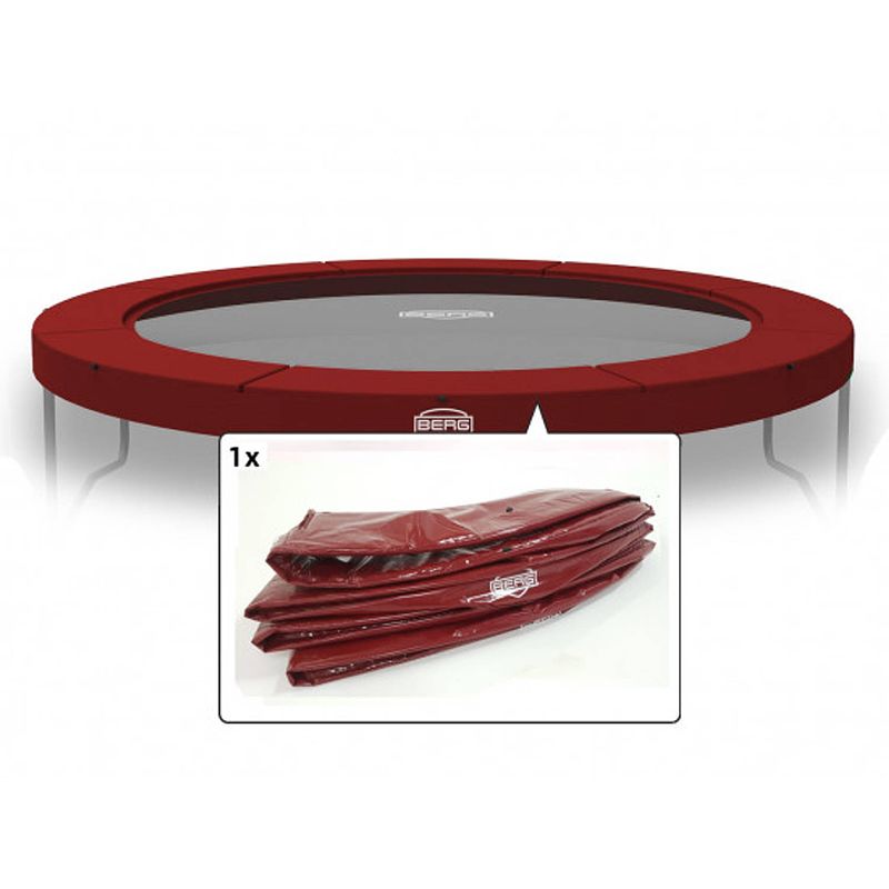 Foto van Berg trampoline beschermrand elite - regular - 380 cm - rood