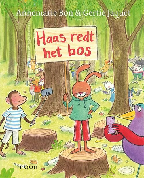 Foto van Haas redt het bos - annemarie bon - ebook (9789048857357)