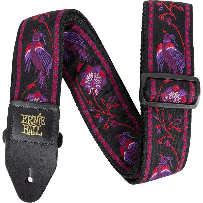 Foto van Ernie ball classic jacquard strap 5360 pleasant pheasant gitaarband