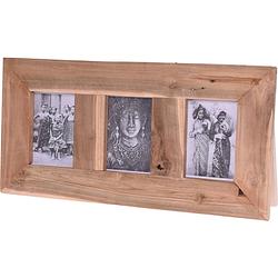 Foto van Relaxwonen - fotolijst teak - massief teakhout - 55 x 28 x 4 cm