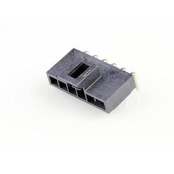 Foto van Molex 1053131106 female header, inbouw (standaard) totaal aantal polen: 6 rastermaat: 2.50 mm inhoud: 1 stuk(s) tray