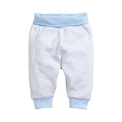 Foto van Schnizler babybroek interlock wit/blauw maat 92