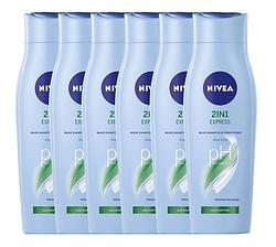 Foto van Nivea 2in1 care express voordeelverpakking 6x250ml