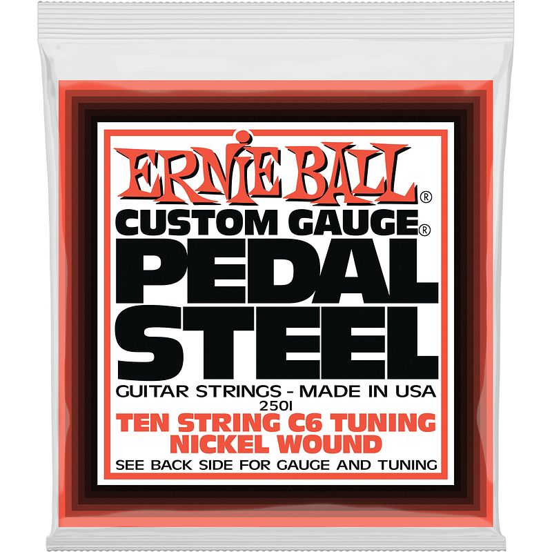 Foto van Ernie ball 2501 snarenset voor 10-snarige pedal steel c6 tuning