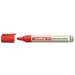 Foto van Edding permanent marker ecoline e-21 rood