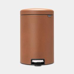 Foto van Brabantia newicon pedaalemmer 20 liter met kunststof binnenemmer - mineral cinnamon