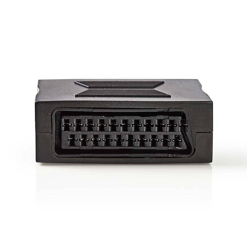 Foto van Nedis scart-adapter - cvgp31950bk - zwart