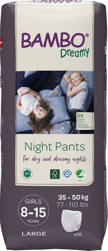 Foto van Bambo nature dreamy pants large 8-15 jaar - voor meisjes