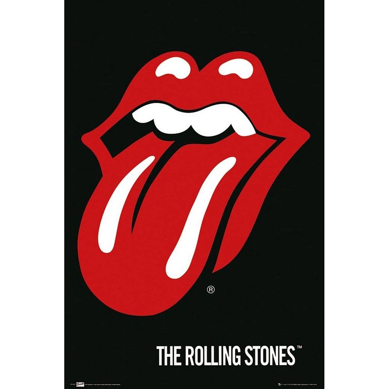 Foto van Gbeye the rolling stones lips poster 61x91,5cm