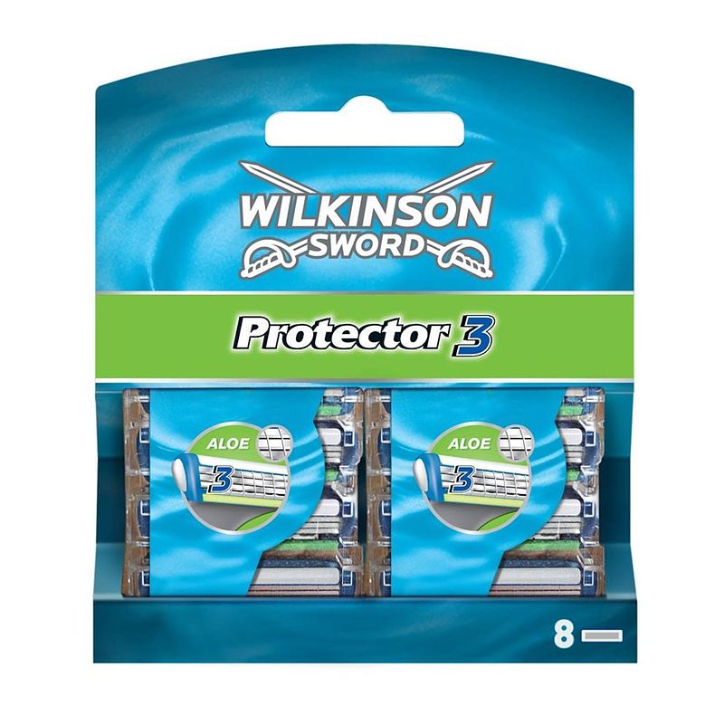 Foto van Wilkinson protector 3 scheermesjes - 8st