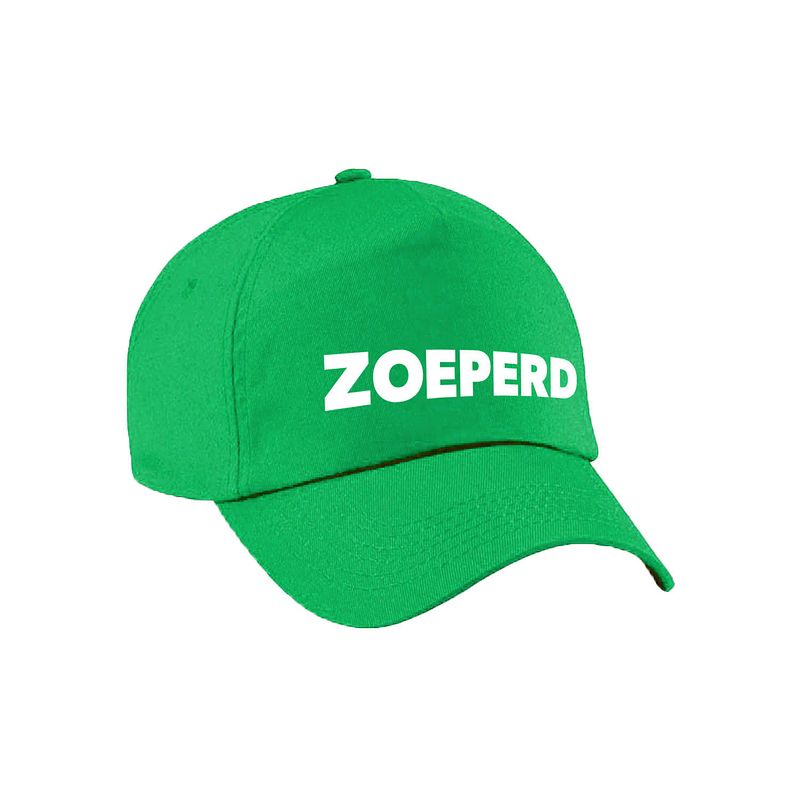 Foto van Zoeperd achterhoek pet / cap groen voor volwassenen - verkleedhoofddeksels