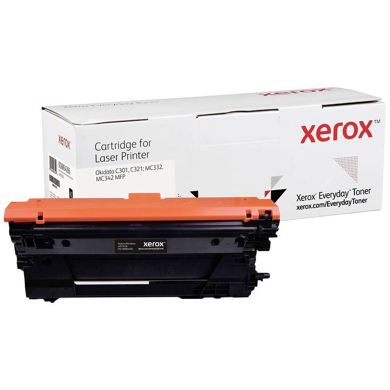 Foto van Xerox toner vervangt oki 44973536 compatibel zwart 2200 bladzijden everyday