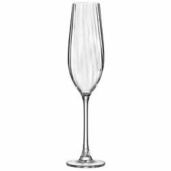 Foto van Champagneglas bohemia crystal optic transparant glas 260 ml (6 stuks)