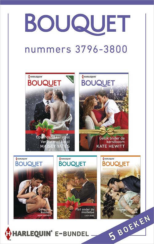 Foto van Bouquet e-bundel nummers 3796-3800 (5-in-1) - anne mather, kate hewitt, lucy king, maisey yates - ebook (9789402525977)