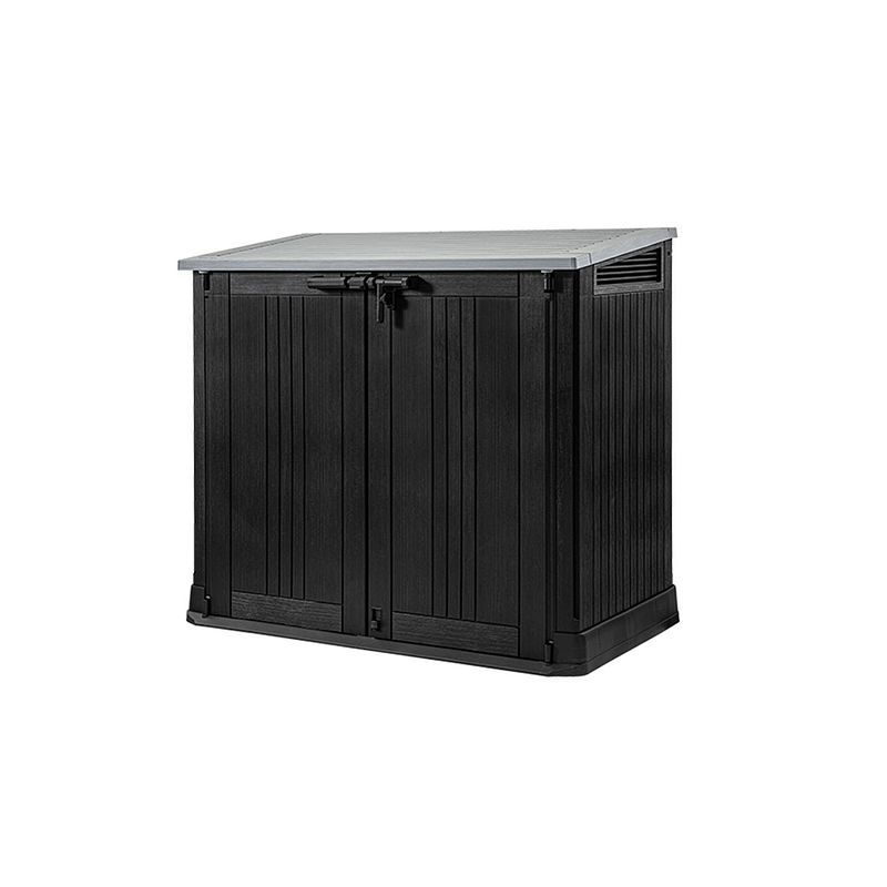 Foto van Keter store it out nova opbergbox - 880l - 132x71,5x113,5cm - zwart