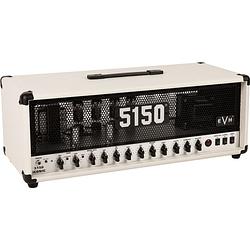 Foto van Evh 5150 iconic series 80w head ivory buizen gitaarversterker top