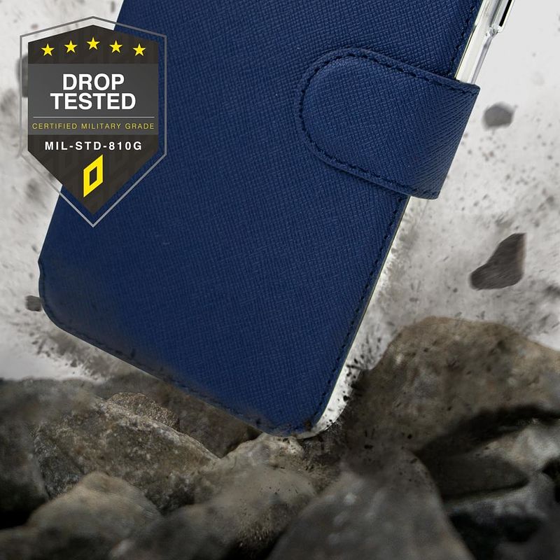 Foto van Accezz xtreme wallet voor samsung galaxy a53 telefoonhoesje blauw