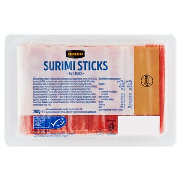 Foto van Jumbo surimi sticks 200g