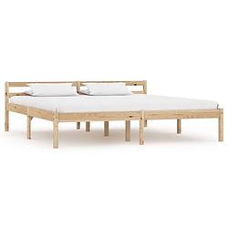 Foto van Vidaxl bedframe massief grenenhout 180x200 cm