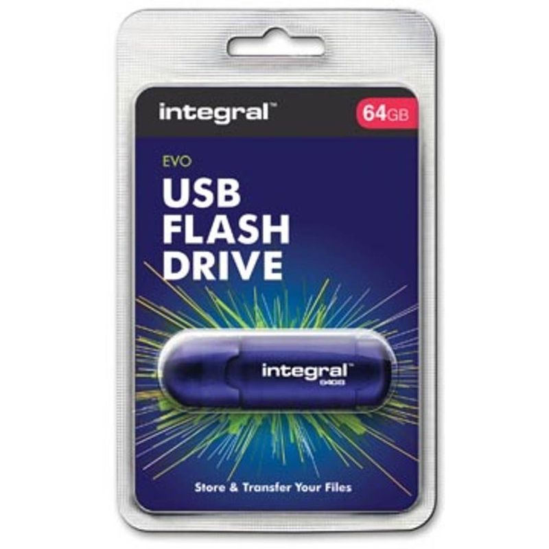 Foto van Integral evo usb 2.0 stick, 64 gb