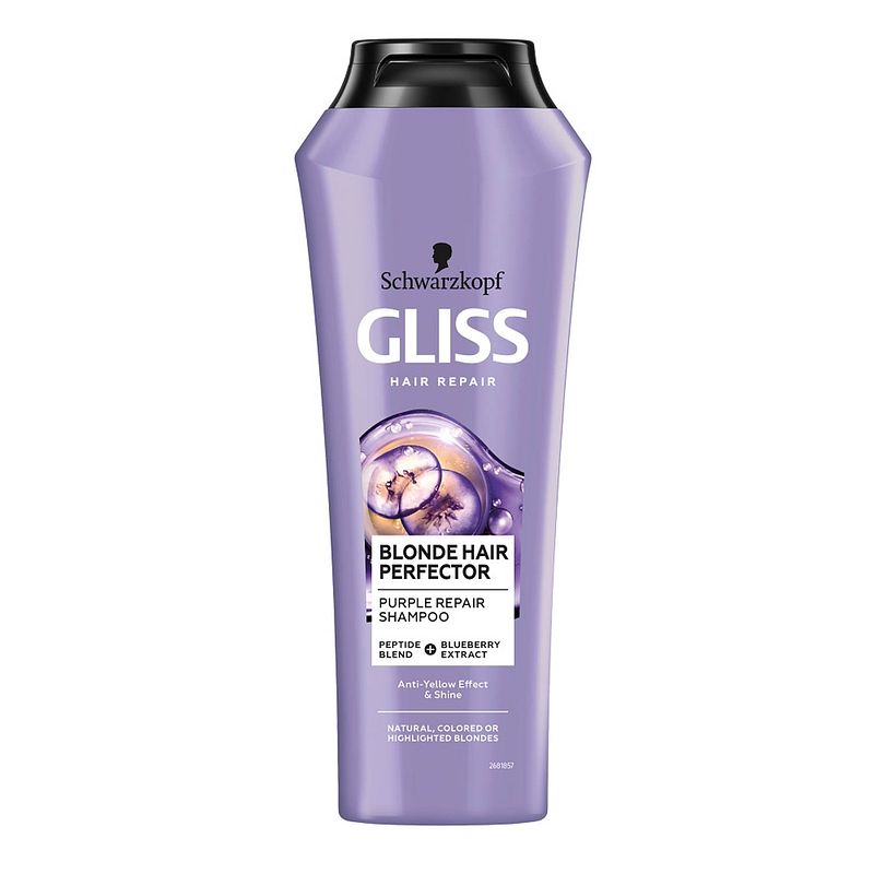 Foto van Blonde hair perfector shampoo voor natuurlijk gekleurd of gebleekt blond haar 250ml