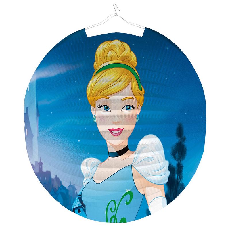 Foto van Amscan lampion disney princess 25 cm blauw