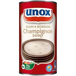 Foto van Unox soep in blik champignonsoep 4 porties 515ml bij jumbo
