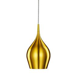 Foto van Moderne hanglamp - bussandri exclusive - metaal - modern - e14 - l: 12cm - voor binnen - woonkamer - eetkamer - goud