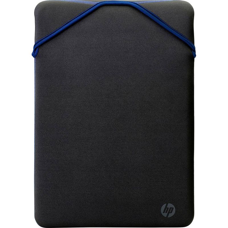 Foto van Hp laptop sleeve reversible 14 inch (zwart/blauw)