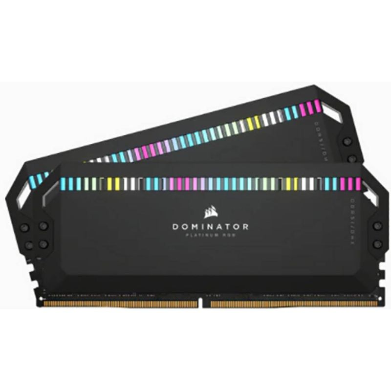 Foto van Corsair dominator platinum rgb werkgeheugenset voor pc ddr5 32 gb 2 x 16 gb non-ecc 6200 mhz 288-pins dimm cl36-39-39-76 cmt32gx5m2x6200c36