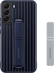 Foto van Samsung galaxy s22+ protective standing cover (blauw)