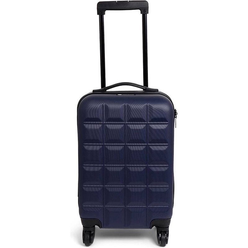 Foto van Norlander squared handbagagekoffer 37l - reiskoffer trolley - eco rpet - blauw