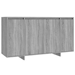 Foto van Vidaxl dressoir 135x41x75 cm spaanplaat grijs sonoma eikenkleurig