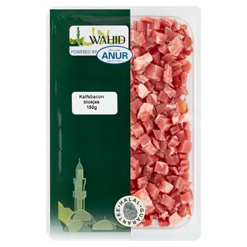 Foto van Wahid kalfsbacon blokjes 150g bij jumbo