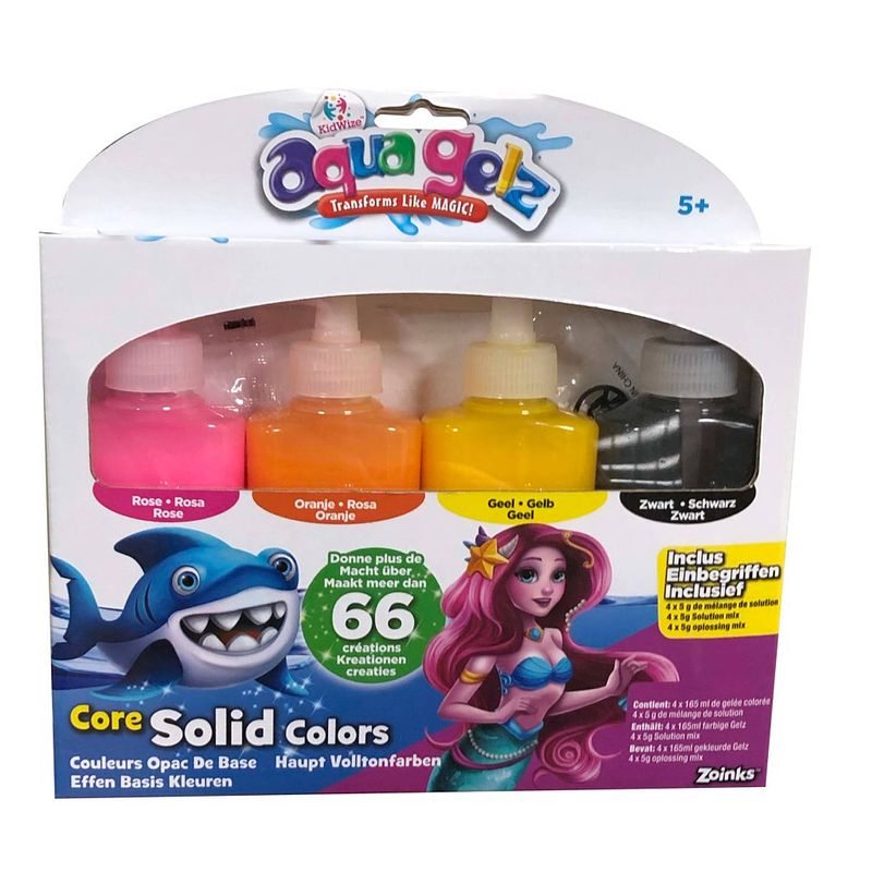 Foto van Kidwize aqua gelz solid colors set 8-delig