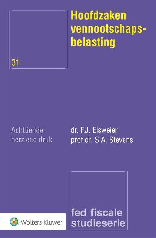 Foto van Hoofdzaken vennootschapsbelasting - paperback (9789013170207)