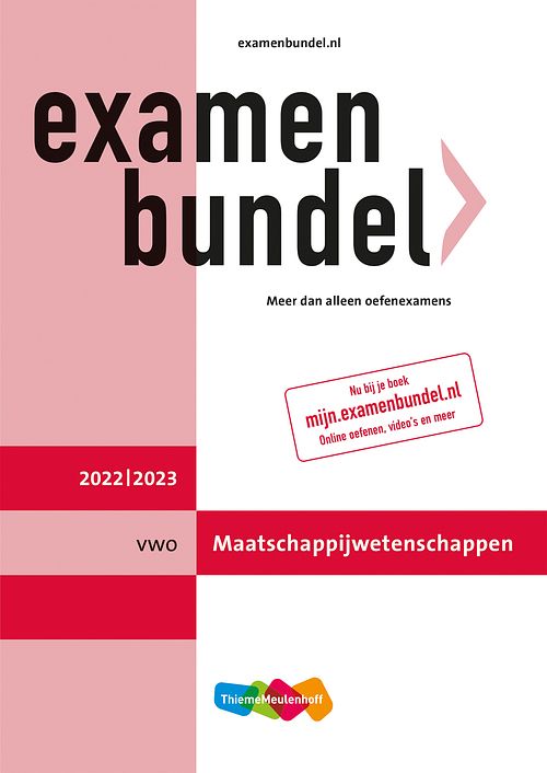 Foto van Examenbundel vwo maatschappijwetenschappen 2022/2023 - paperback (9789006639667)