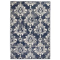 Foto van Vidaxl vloerkleed modern paisley ontwerp 160x230 cm beige/blauw