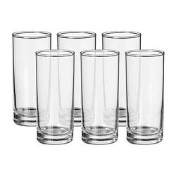 Foto van Longdrinkglazen - set van 6 stuks - 270 ml