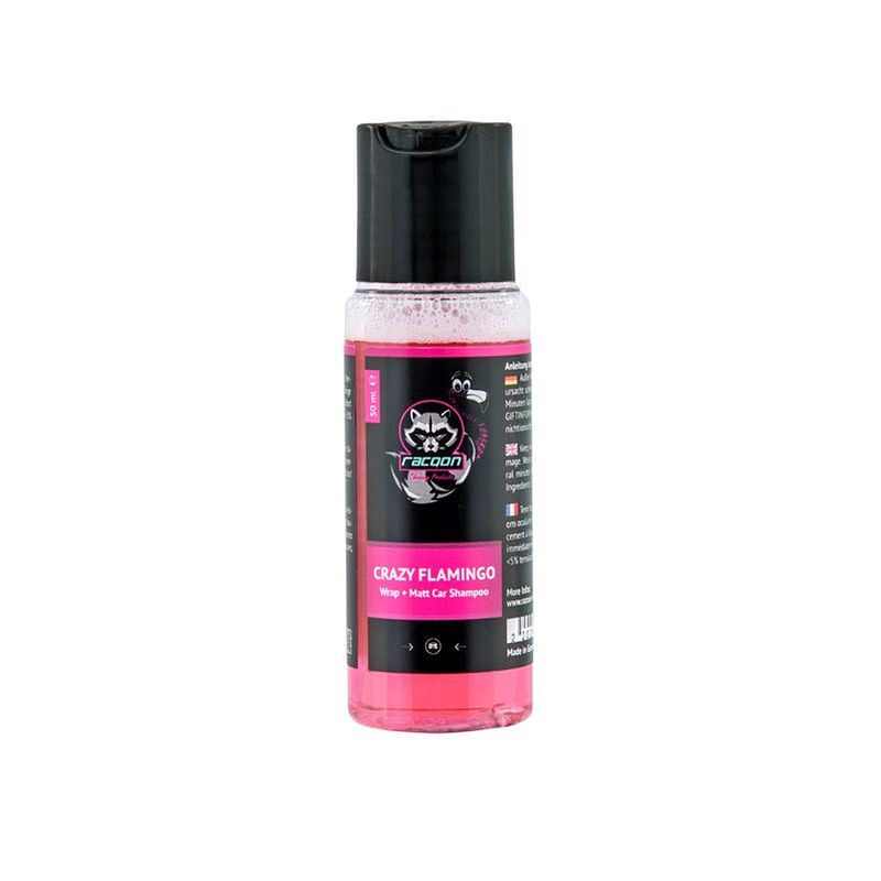 Foto van Racoon autoshampoo crazy flamingo 50 ml