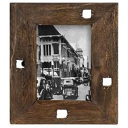 Foto van Fotolijst hein - recycled hout - 29x26x2 cm - leen bakker