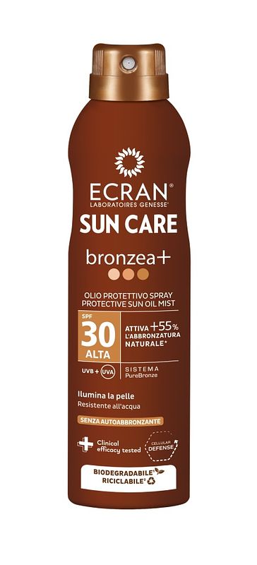 Foto van Ecran sun care bronzea+ olie spray mist spf30