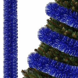 Foto van Kerstslinger guirlande 6 m blauw