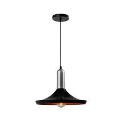 Foto van Quvio hanglamp rond zwart - quv5173l-black