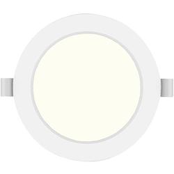 Foto van Led downlight pro - aigi trinko - inbouw rond 9w - natuurlijk wit 4000k - mat wit - kunststof - ø145mm