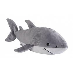 Foto van Warmies warmteknuffel haai 35 cm grijs