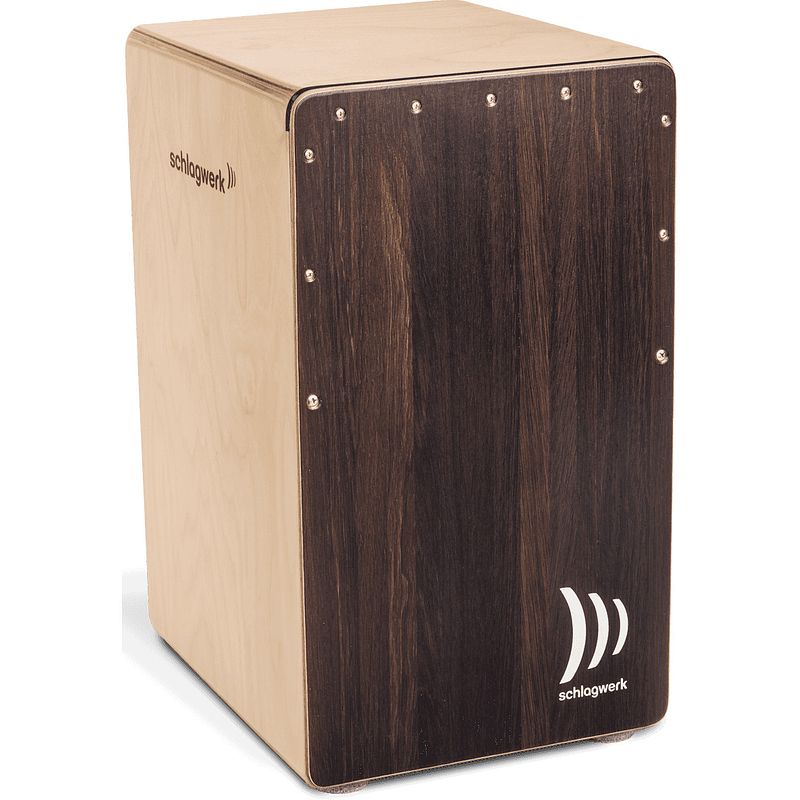 Foto van Schlagwerk cp408st 2inone dark oak soft touch cajon