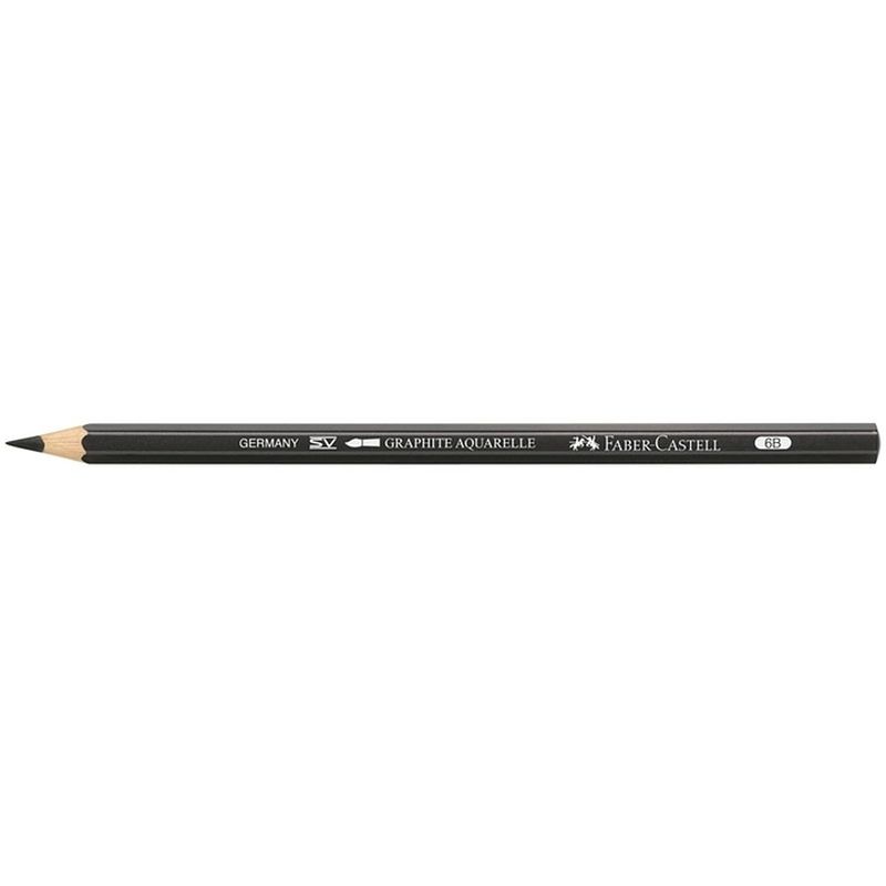 Foto van Aquarelpotlood faber castell graphite 6b