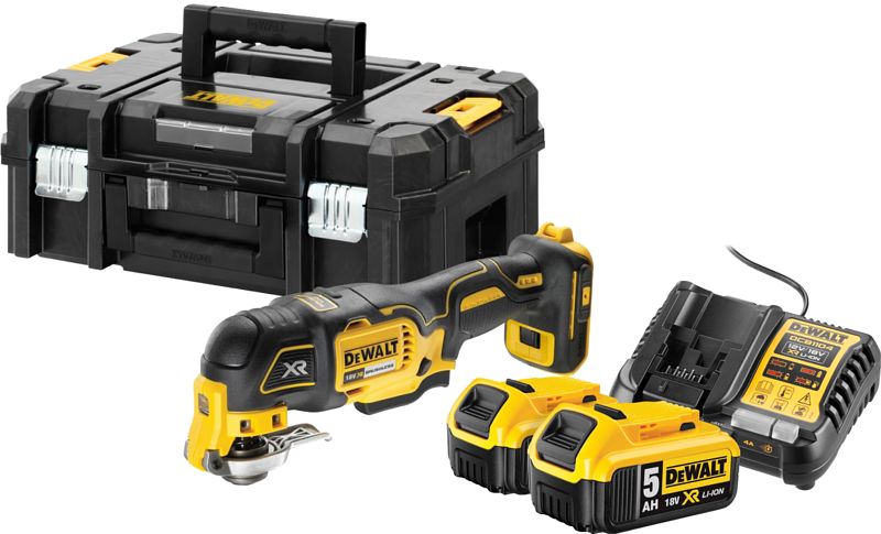 Foto van Dewalt dcs356nt-xj 5,0 ah accu (2x) starterspakket