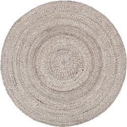 Foto van Must living carpet sterling round small,ø150 cm, beige, 80% wool 20...